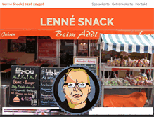 Tablet Screenshot of lenne-snack.de